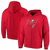 Men's Tampa Bay Buccaneers G III Sports by Carl Banks Primary Logo Full Zip Hoodie Red,baseball caps,new era cap wholesale,wholesale hats
